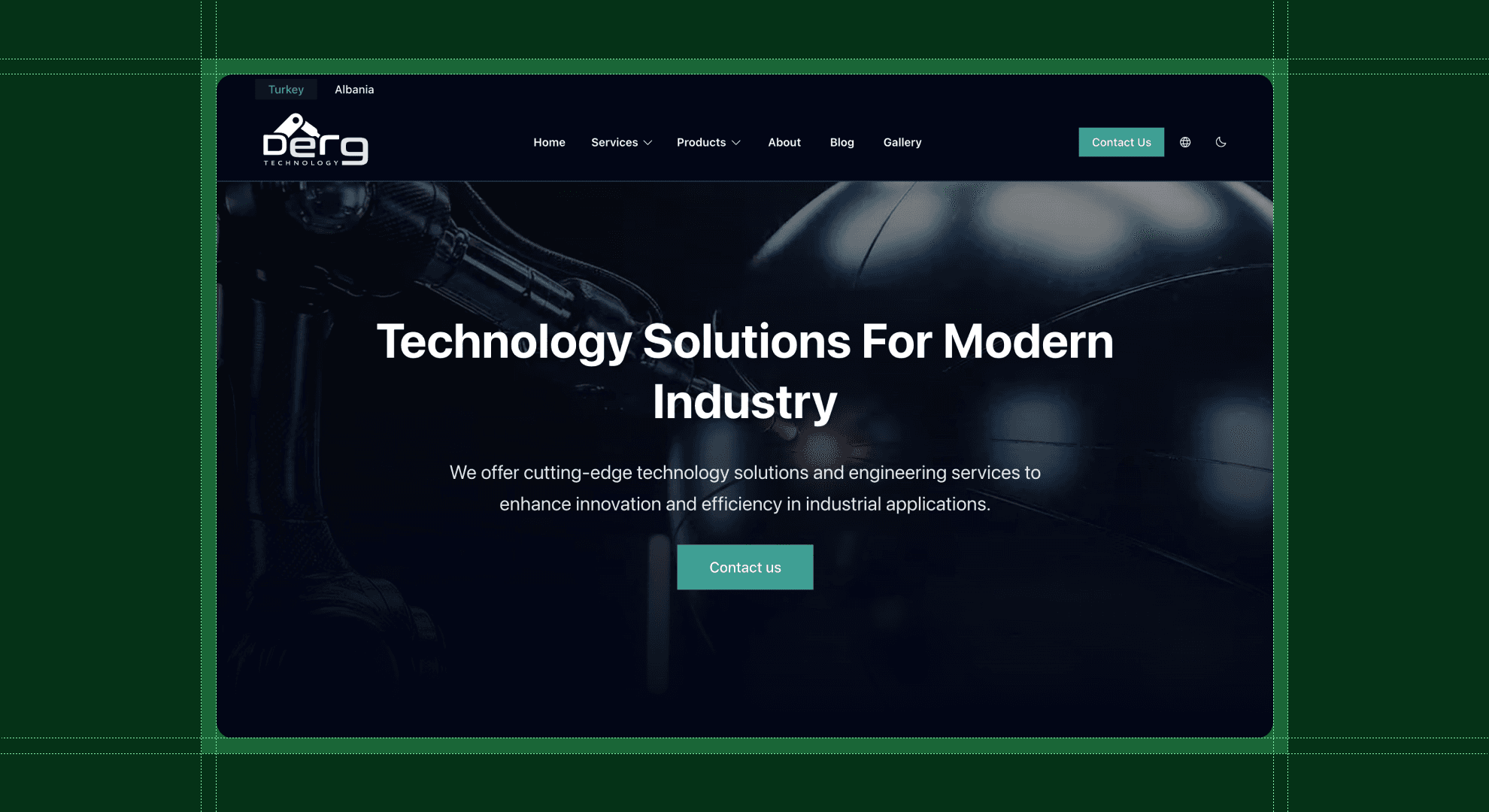 Dergtech Turkey: Industrial Technology Platform case study cover image