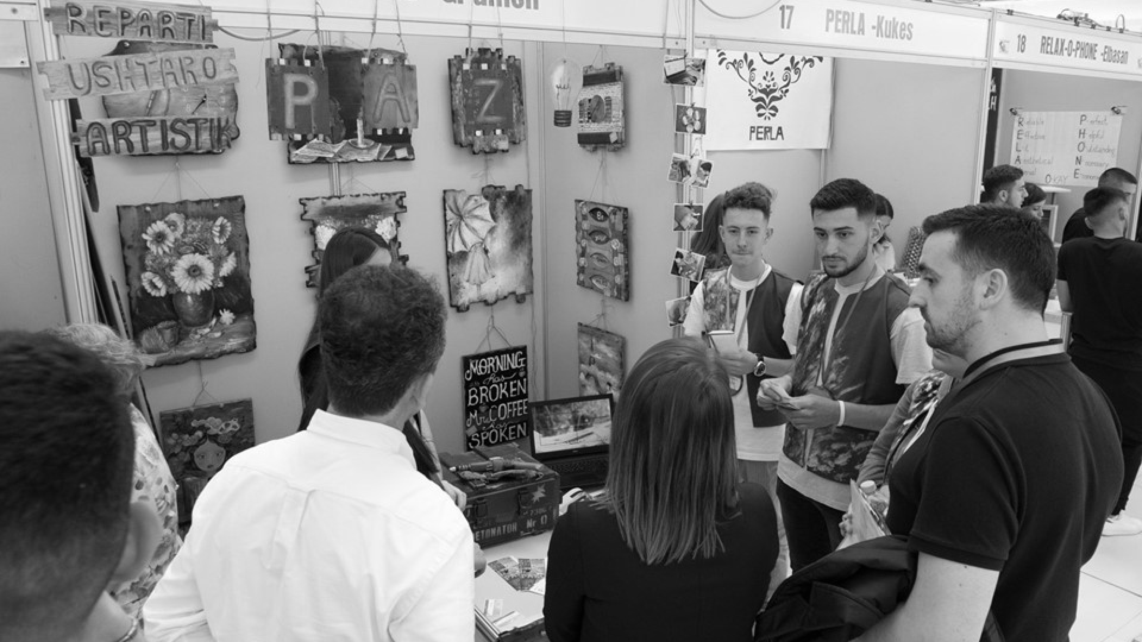 Presenting our business model and impact story to the jury.