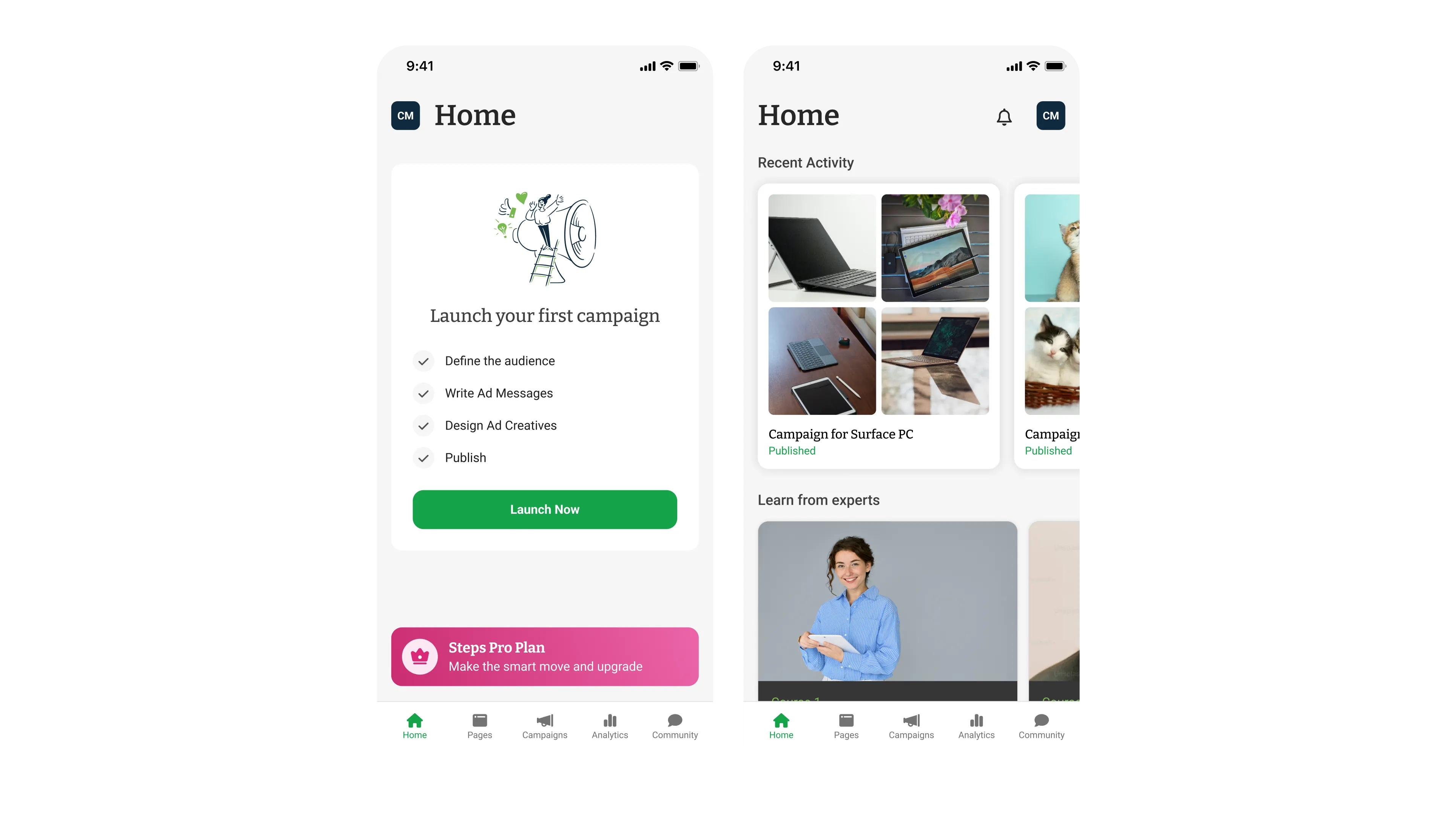 Unified Dashboard & Campaign Hub