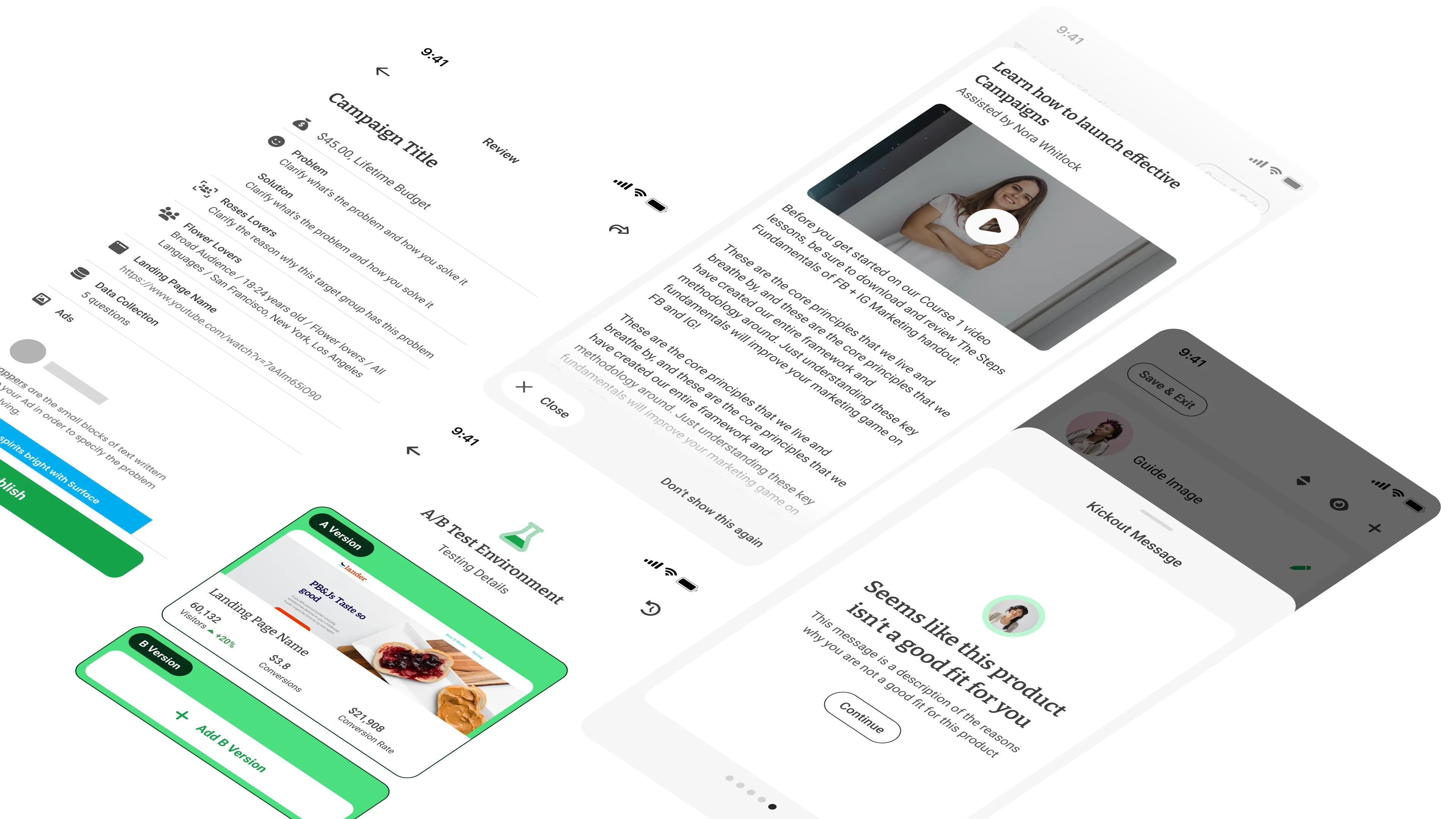 Product Design for AdTech Platform overview showcase
