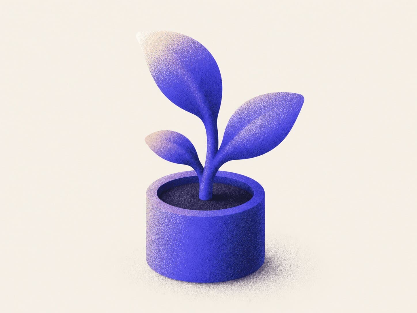 Stylised potted plant illustration used for the Growth Sprint service