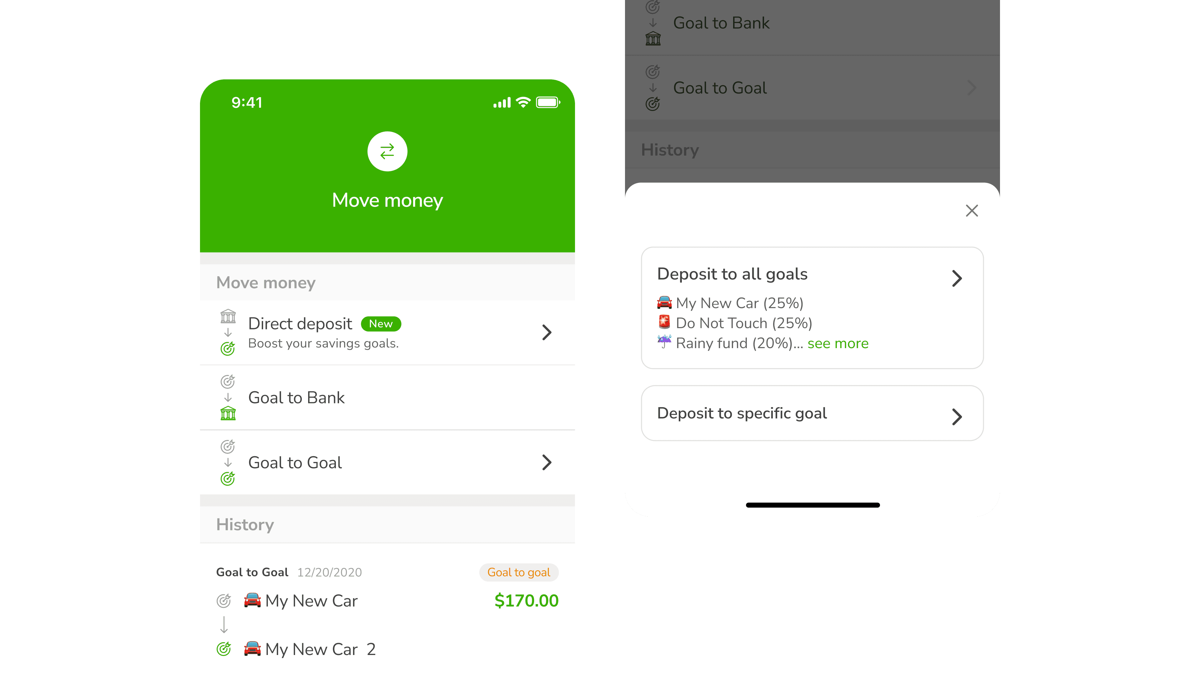 Transparent Deposits