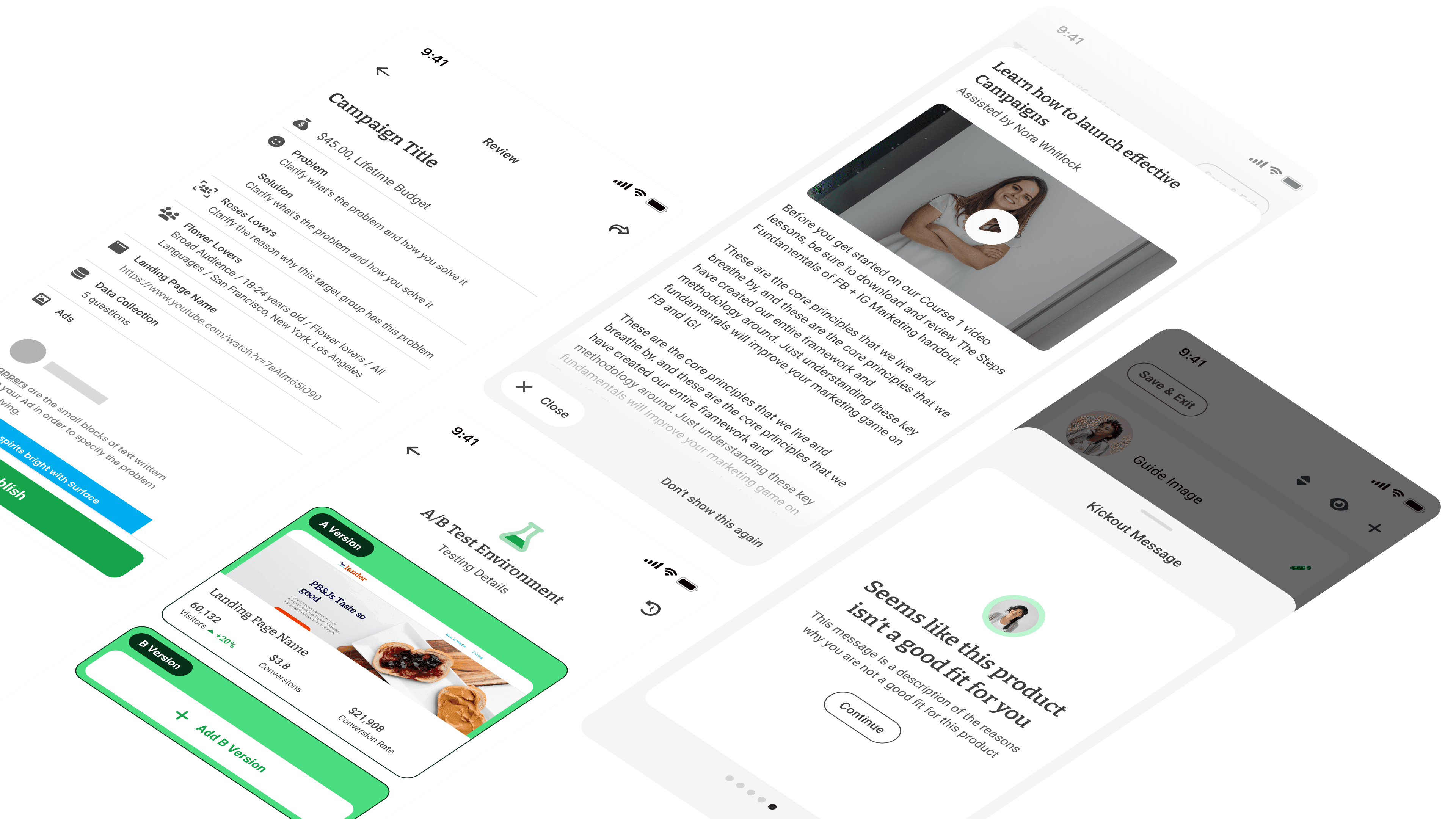 Product Design for AdTech Platform overview showcase