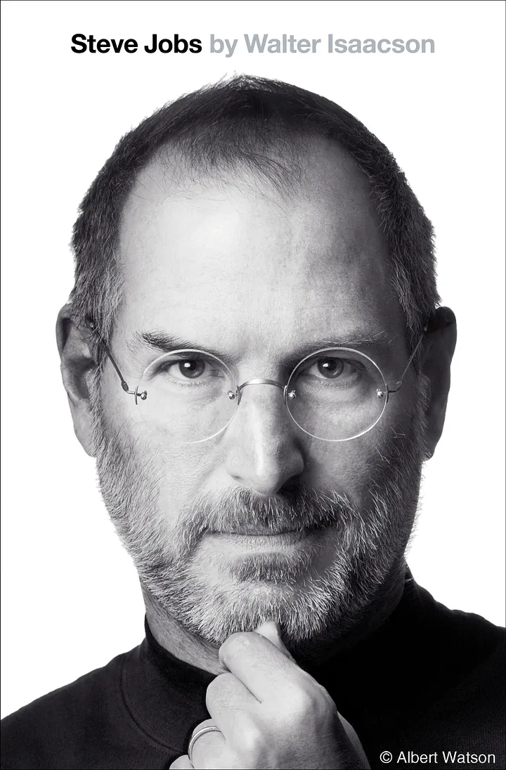 Cover of Steve Jobs biography by Walter Isaacson